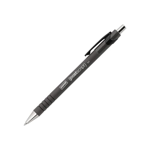 STAPLES Retractable Ballpoint Pens Fine Point Black Ink for Office Use 36-Pack High Visibility Writing Ergonomic Design