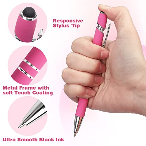 Bribobo 2-in-1 Retractable Ballpoint Pen with Stylus for Touch Screens
Bribobo 8 Pack Metal Stylus Retractable Ballpoint