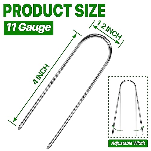 Heavy Duty Galvanized U-Shape Garden Stakes for Irrigation and Landscape Projects
| High-Quality 4 Inch 11 Gauge Galvan