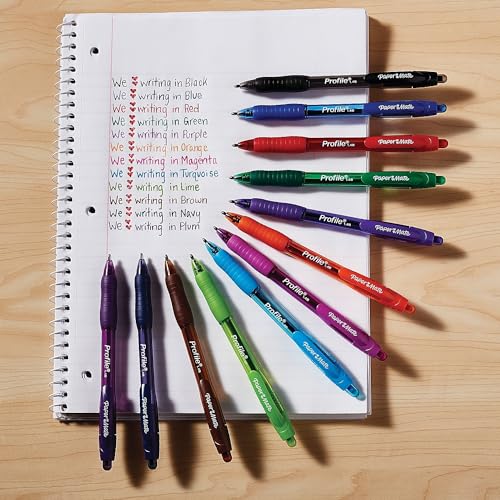 Paper Mate Profile Retractable Ballpoint Pens for Students
| Paper Mate Profile Retractable Ballpoint Pens Thin Line (1