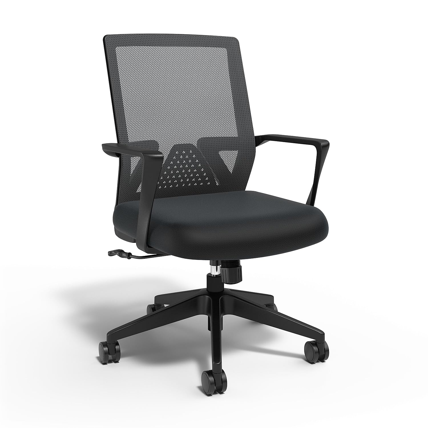  STAPLES Cartwright Ergonomic Office Desk Chair, Adjustable, Breathable Mesh & Lumbar Support for Home & Office, Black
|